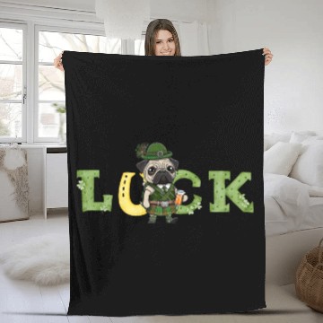 Discover st patrick lucky beer Fleece Blankets