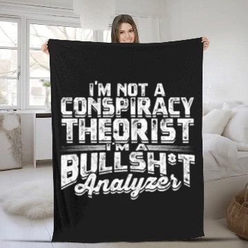 Discover Conspiracy Theorist Theory Science Fiction Fleece Blankets
