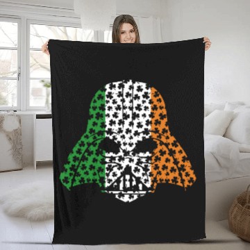 Discover Darth Vader Saint Patricks Day Fleece Blankets