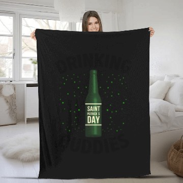 Discover Drinking Buddies Saint Patricks Day Fleece Blankets