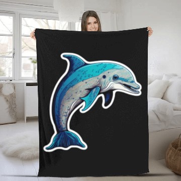 Discover Dolphin Fleece Blankets