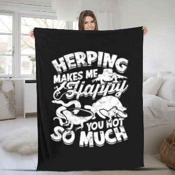 Discover Salamander Herpetologist Reptile Lizard Herping Fleece Blankets