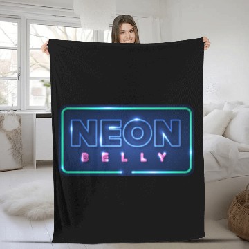 Discover Neon Belly Knee on Belly - BJJ Fleece Blankets