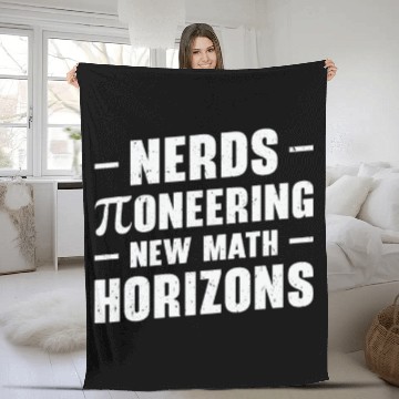 Discover Pi Day Nerd Pi Symbol Number Nerdy Mathematics Fleece Blankets