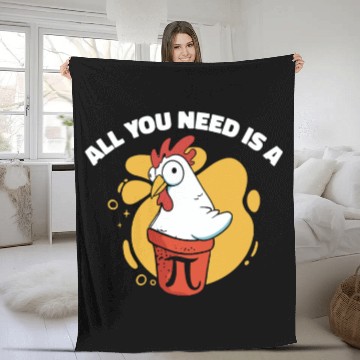 Discover Pi Day Math Pie Chicken Pot Pi Number Fleece Blankets