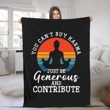 Discover Spiritual Positive Sarcasm Ego Fleece Blankets