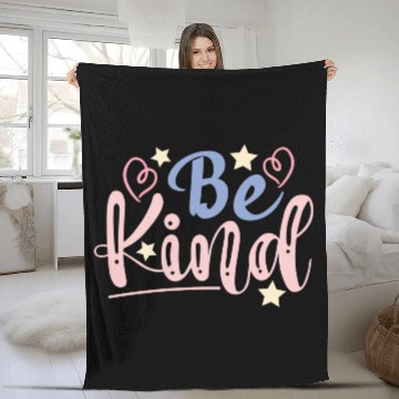 Discover Be Kind hearts and stars, Cool sayings, Kindness Fleece Blankets