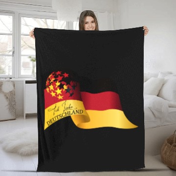 Discover I love Germany Fleece Blankets
