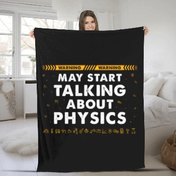 Discover Cute Physics Art For Men Women Physics Teacher Fleece Blankets