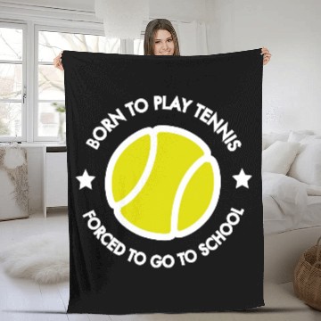 Discover Tennis Kid Fleece Blankets