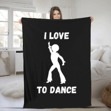 Discover I LOVE TO DANCE! Fleece Blankets