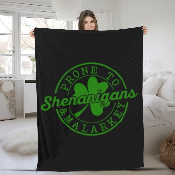 Discover Prone Shenanigans Malarke Fleece Blankets