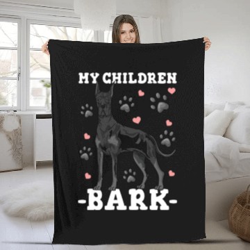 Discover Great Dane Dog Dad Mom Fleece Blankets