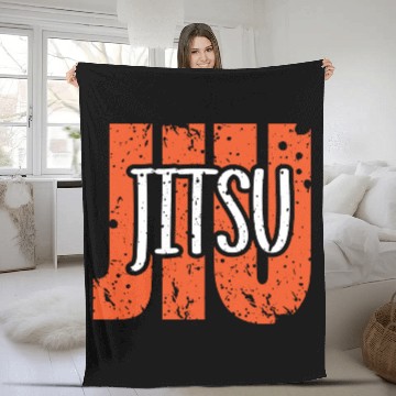 Discover Mixed Martial Arts Bjj Brazilian Jiu Jitsu Fleece Blankets