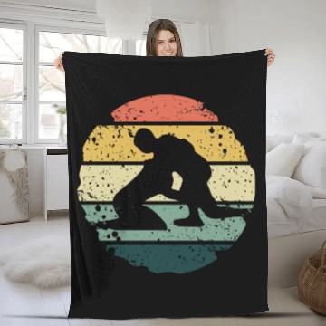 Discover Vintage Jiu Jitsu Martial Arts Mma Bjj Fleece Blankets