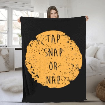 Discover Funny Bjj Mma Jiu Jitsu Tap Snap Or Nap Fleece Blankets