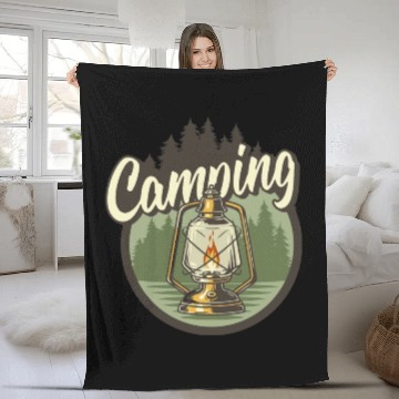 Discover CAMPING LIGHT Fleece Blankets