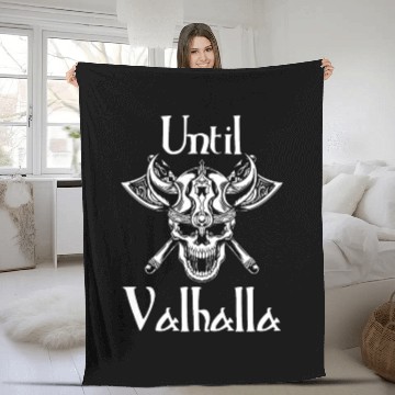 Discover Until Valhalla Fleece Blankets