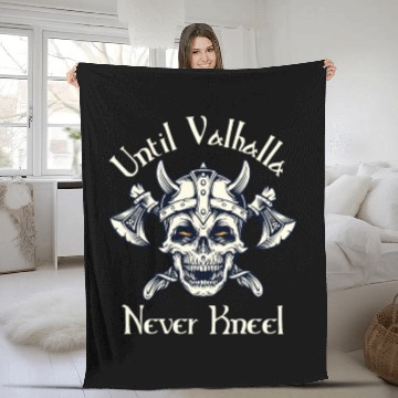 Discover Until Valhalla - Never Kneel Fleece Blankets