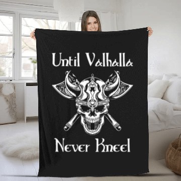 Discover Until Valhalla - Never Kneel Fleece Blankets