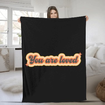 Discover Embraced in Love: You Are Cherished Fleece Blankets