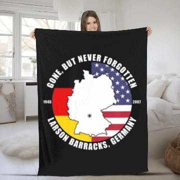 Discover Gone But Never Forgotten Larson Barracks Germany Fleece Blankets
