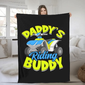 Discover Offroad racing Dirt Mud Quad Bike Rider 4 Wheeler Fleece Blankets