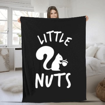 Discover Squirrel Lovers Little Nuts Fleece Blankets