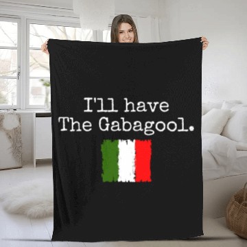 Discover I'll Have The Gabagool Italian Pride Italy Flag Fleece Blankets