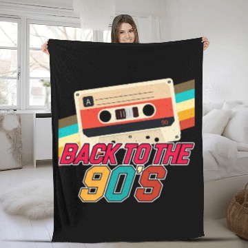 Discover Back to the 90s - Retro Fleece Blankets