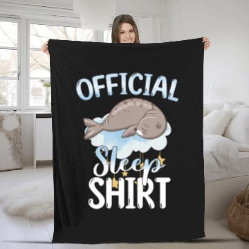 Discover Official Sleep Fleece Blankets Seal
