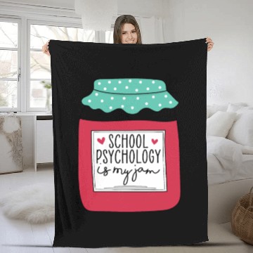 Discover School Psychology is my Jam Fleece Blankets