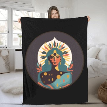 Discover Take a Hike, Discover the Beauty of Nature Fleece Blankets