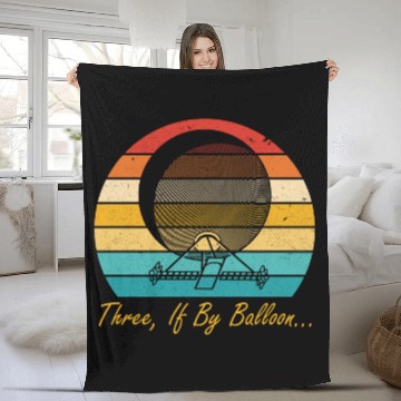Discover Three, If By Balloon Fleece Blankets
