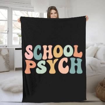 Discover School Psychologist Gift Fleece Blankets