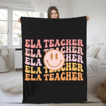 Discover English Language Arts ELA Teacher Appreciation Fleece Blankets