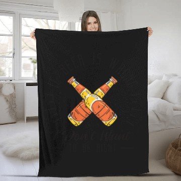 Discover Beer Lover Brewery Drinker Funny Drinking Alcohol Fleece Blankets