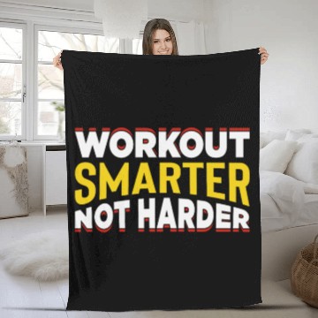 Discover Gym Training Design for Low Impact Workout Fleece Blankets