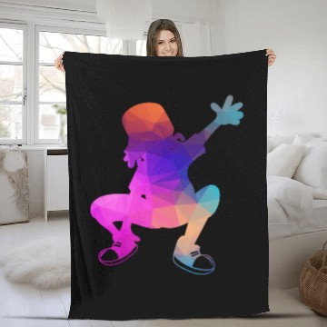 Discover Hip Hop Breakdance Street Dance Dancers Music Fleece Blankets