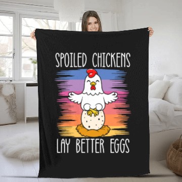 Discover Chicken Farmer Chicken Whisperer Farm Animal Fleece Blankets