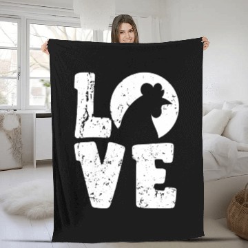 Discover Chicken Farmer Chicken Whisperer Farm Animal Fleece Blankets