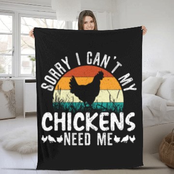 Discover Chicken Farmer Chicken Whisperer Farm Animal Fleece Blankets