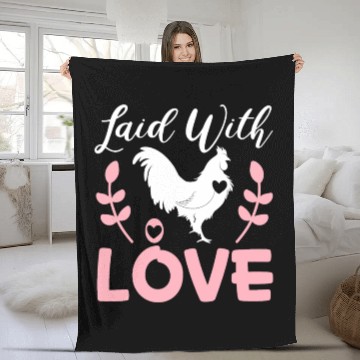Discover Chicken Farmer Chicken Whisperer Farm Animal Fleece Blankets