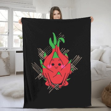 Discover dragon fruit - fruits in season Fleece Blankets