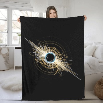 Discover Physics Study Science Lover Physicist Fleece Blankets