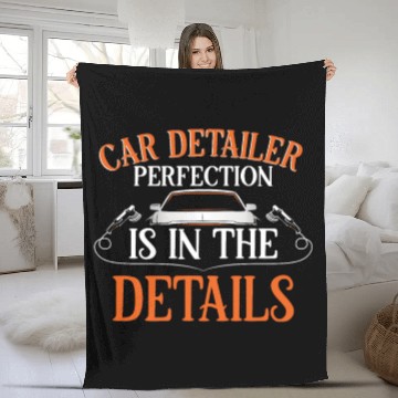 Discover Mobile Car Detailing Auto Detailing Car Detailer Fleece Blankets