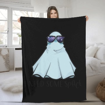 Discover Space Ghost Fleece Blankets