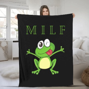 Discover My Friends Frogs Man I Love Frogs Fleece Blankets