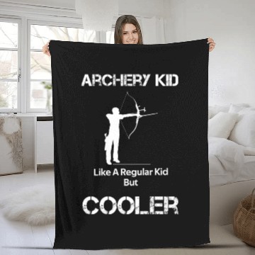 Discover Archery Kid - Shooting Sport Fleece Blankets