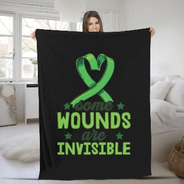 Discover Mental Health Some Wounds Are Invisible Fleece Blankets